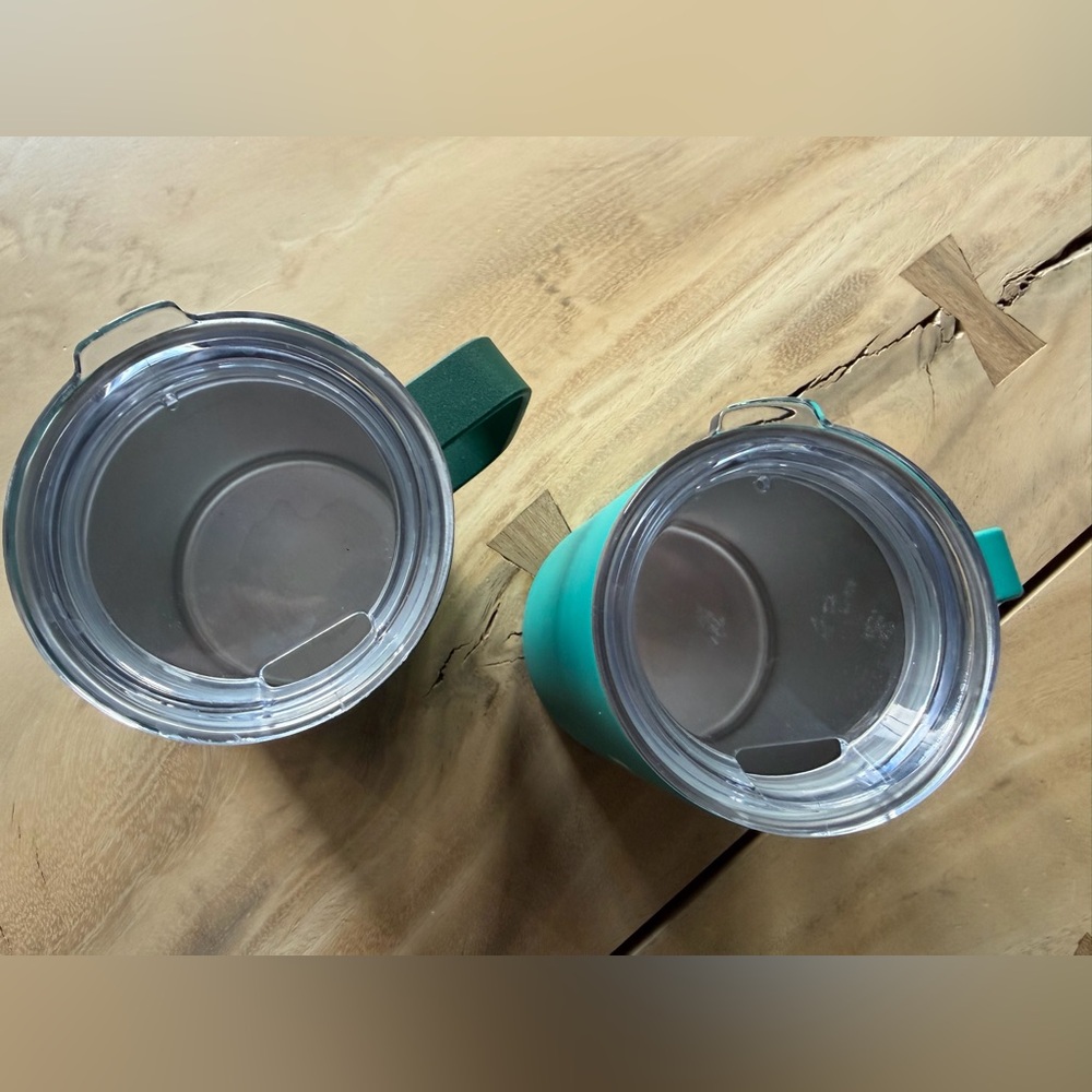 Hockey Mom and Dad Mug Set - Teal and Green (NEW) - Picture 4 of 5